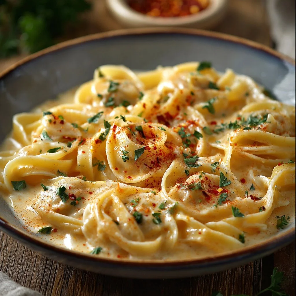 Delicious lobster ravioli served with lemon butter cream sauce