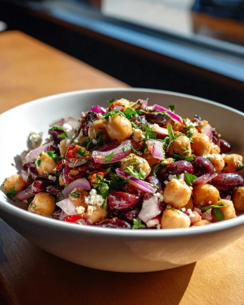 Delicious Divorce Salad prepared with fresh ingredients for a delightful meal.