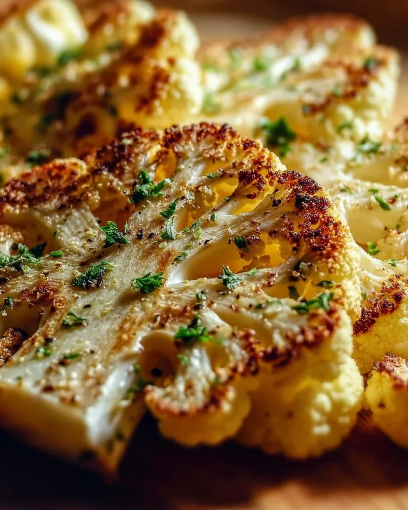 Delicious Marry Me Roasted Cauliflower served as a side dish